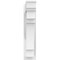 Ekena Millwork Merced Architectural Grade PVC Outlooker with Traditional Ends, 7"W X 24"D X 32"H OUTP07X24X32MRC01 - alternate 3